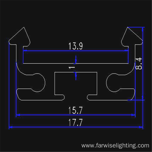 Light Fixtures LED Strip Aluminum Channel Profile